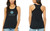 CLUB PILATES - STACKED CP RACERBACK TANK - BLACK