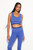 SPIRITUAL GANGSTER - LOVE LONGLINE BRA - PERIWINKLE