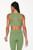 SPIRITUAL GANGSTER - STEVIE LONGLINE BRA - DARK PALM
