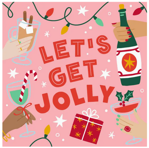 LETS GET JOLLY NAPKINS