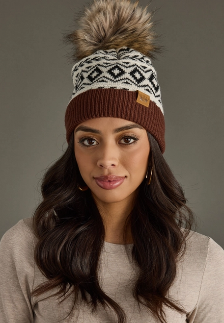 H-934 IVORY/BLACK/BROWN