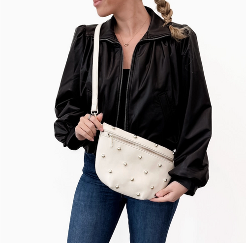 WESTLYN STUDDED - CREAM/GOLD