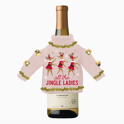 JINGLE LADIES WINE SWEATER