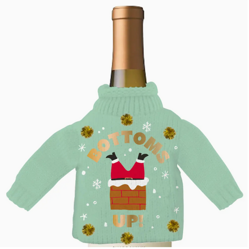 BOTTOMS UP WINE SWEATER
