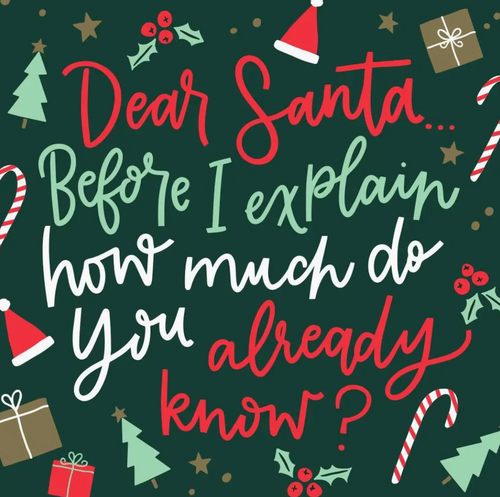 DEAR SANTA NAPKINS