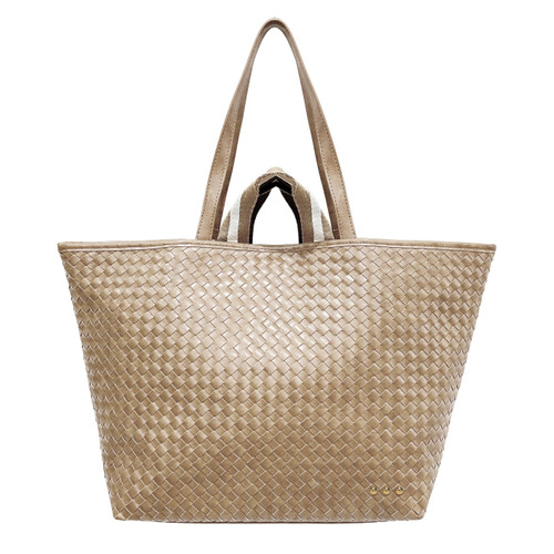 Tiffany Tote Bag: Taupe