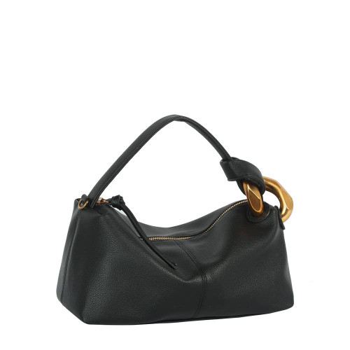 Link Hobo Bag: BLK