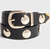 DISK STUDDED BELT - BLACK