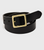 SQUARE BUCKLE BELT - BLACK