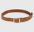 BRAIDED BELT - BROWN