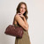 Lotus Shoulder Bag: Chocolate