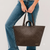 Tiffany Tote Bag: Taupe