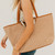 Tiffany Tote Bag: Taupe