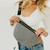Diagonal Woven Westlyn Bag: Black/Cream