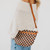 Diagonal Woven Westlyn Bag: Black