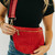 Westlyn Woven Bag: Checkered Burgundy