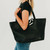 Tiffany Tote Bag: Checkered Coffee