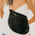 Westlyn Woven Bag: Metallic Diamond Black