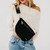 Suede Westlyn Woven Bum Bag: Suede Taupe