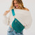 Suede Westlyn Woven Bum Bag: Suede Taupe