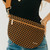 Westlyn Woven Bum Bag: Checkered Coffee