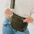 Westlyn Woven Bum Bag: Checkered Coffee