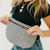 Westlyn Woven Bum Bag: Checkered Coffee