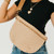 Westlyn Woven Bum Bag: Checkered Coffee