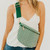 Westlyn Woven Bum Bag: Checkered Coffee