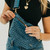 Westlyn Woven Bum Bag: Metallic Gunmetal