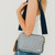 Woven Willow Crossbody Bag: Cream