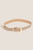 Smooth Belt: KHAKI/GLD