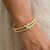 Gold Rope Cuff