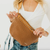 Diagonal Woven Westlyn Bag:  Two Brown