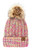 CC Mix Yarn Pom Hat: BLK MLT