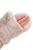 C.C Faux Fur Mittens: Beige