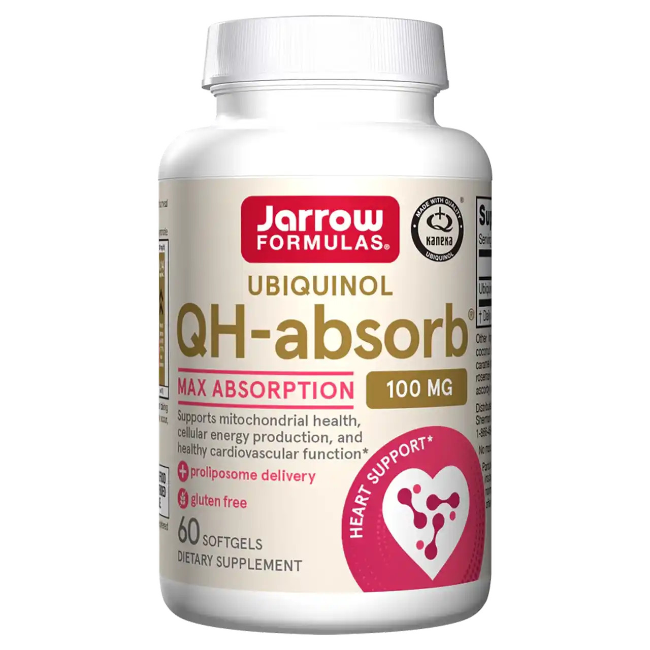 Ubiquinol QH-Absorb 100 mg 60 softgels by Jarrow Formulas
