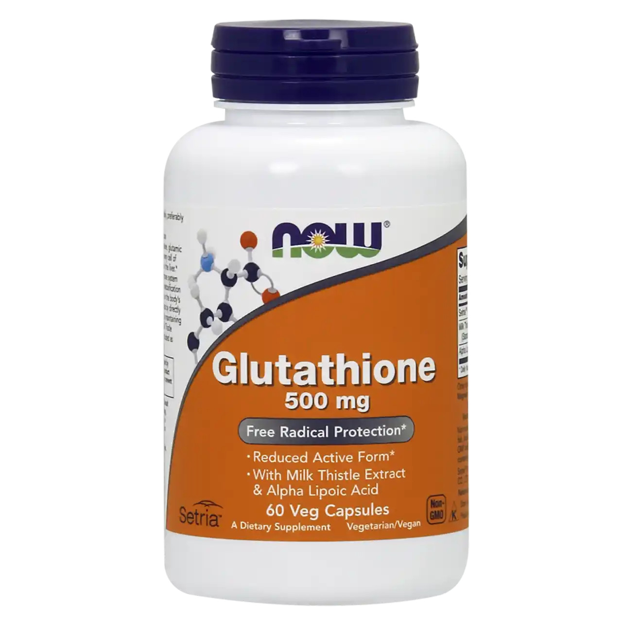 setria glutathione 500 mg Glutathione 500mg 60c by Now