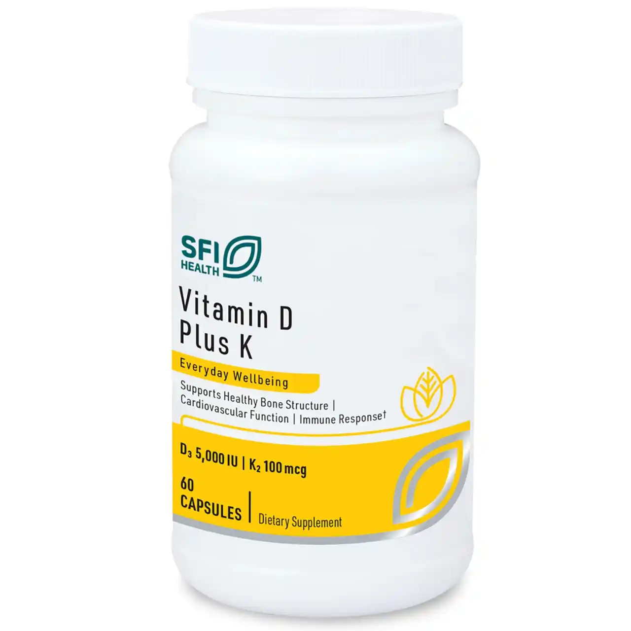 Vitamin D Plus K 60c by SFI Health
