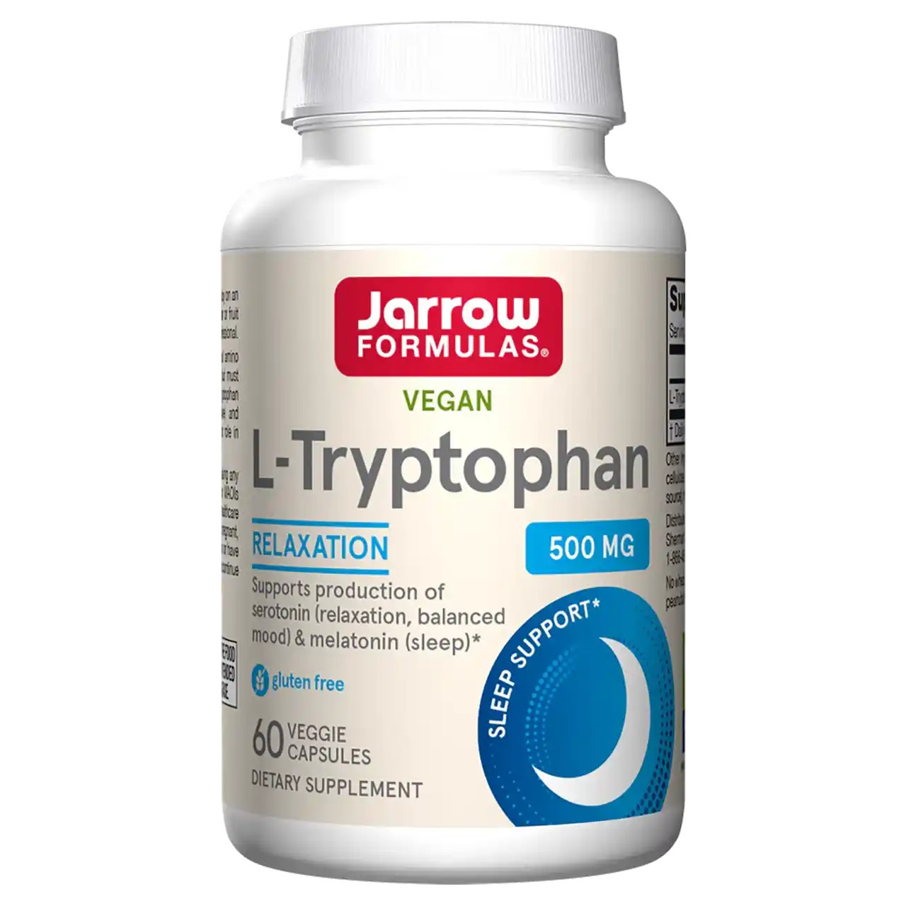 L-Tryptophan 500 mg 60c by Jarrow Formulas