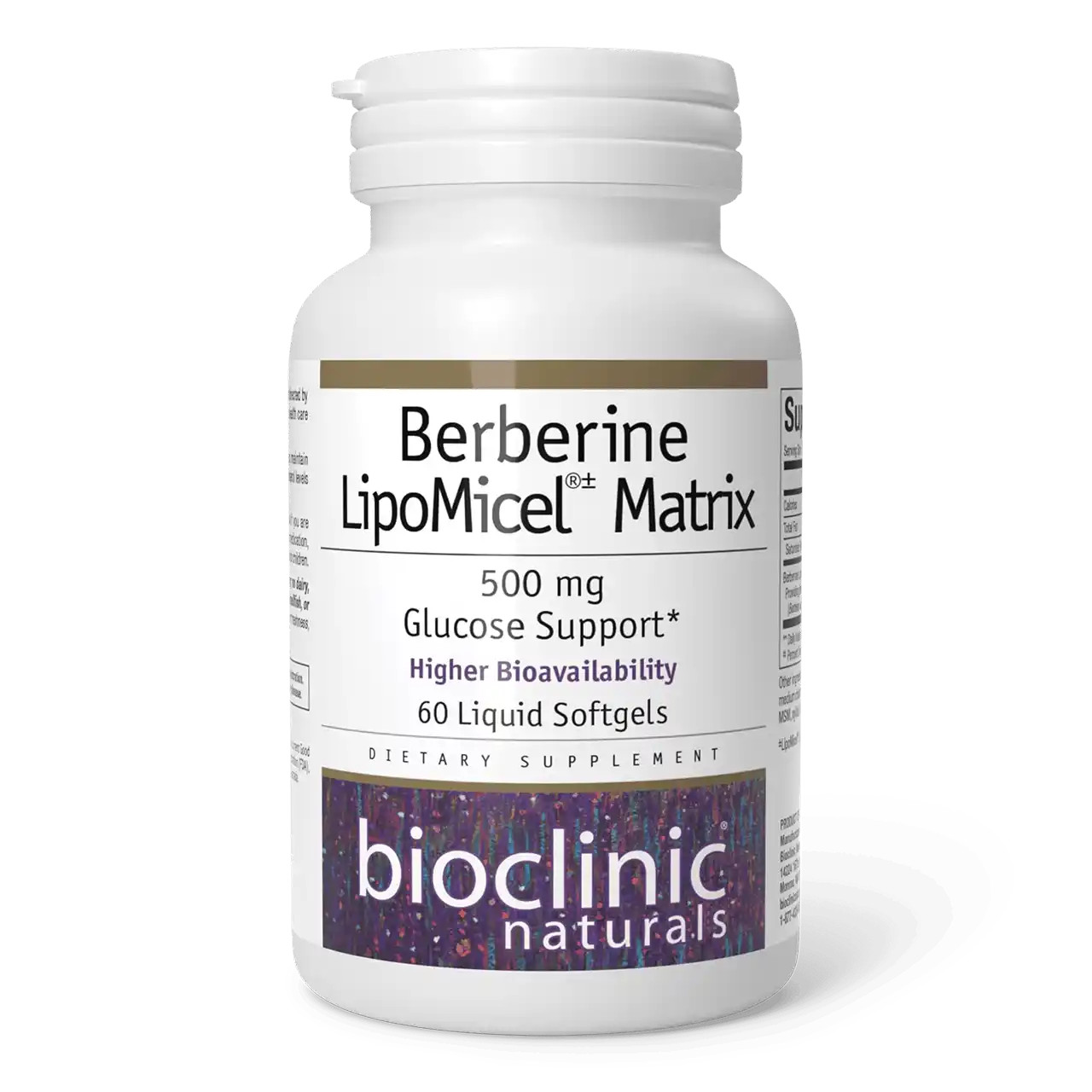 Berberine LipoMicel Matrix 60sg by Bioclinic Naturals