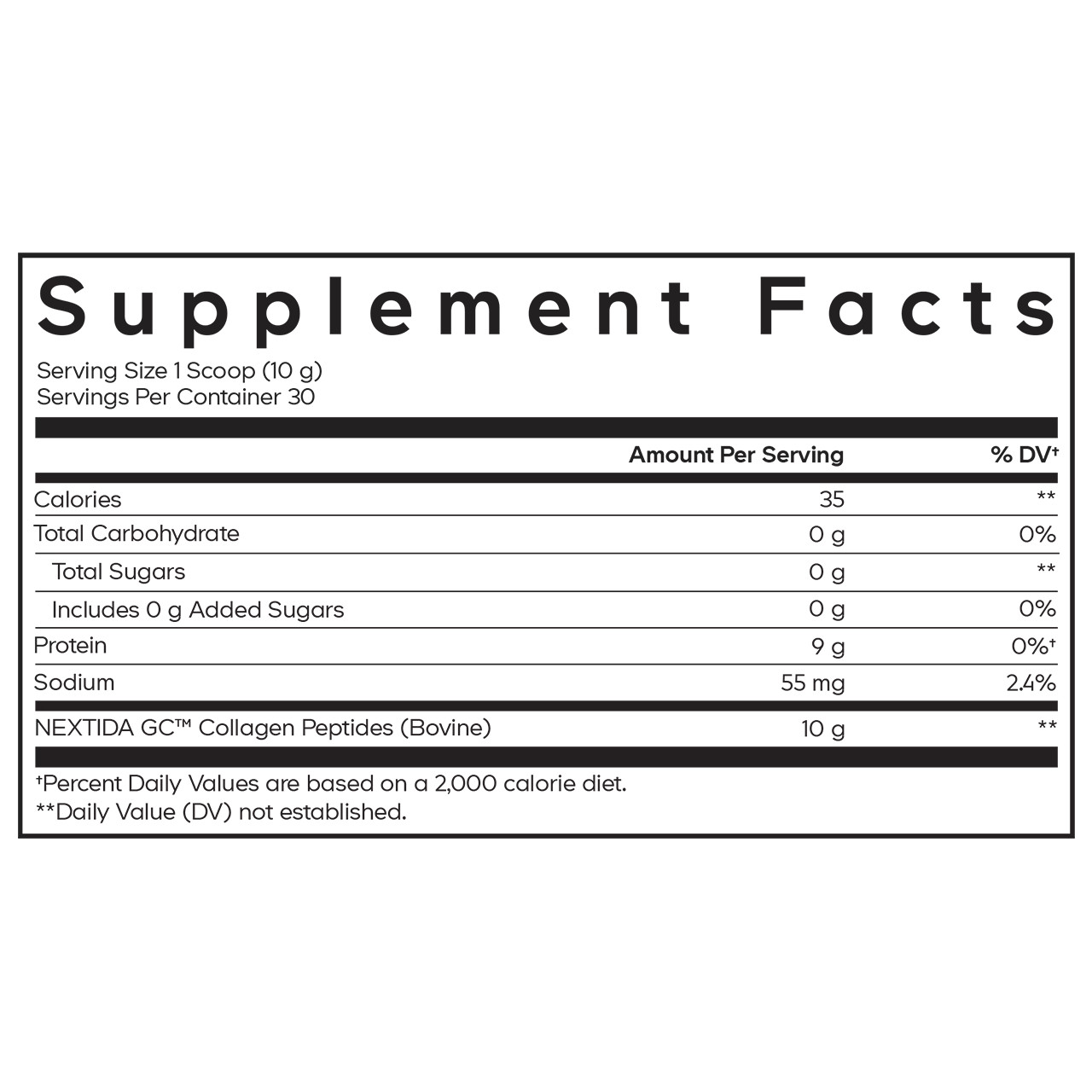 Collogen Label GLP-1 Collagen Peptides 300g by Codeage