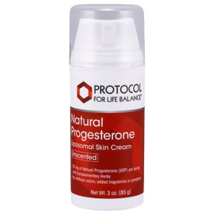 Progesterone Cream Pump-20mg 3oz by Now Foods/Protocol