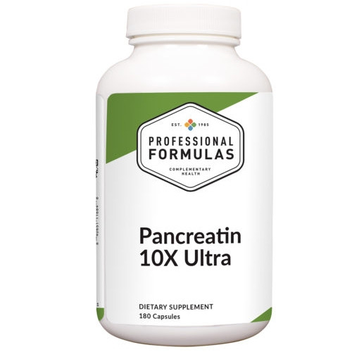 Pancreatin 10X Ultra 180c by Professional Complementary Health Formulas