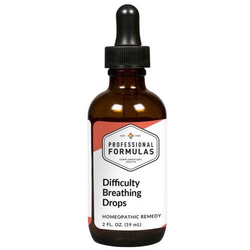 Difficulty Breathing Drops 2 fl oz- Professional Formulas