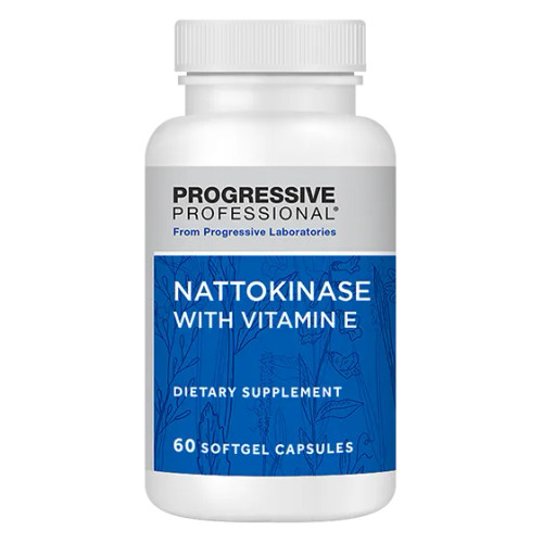 Nattokinase with Vitamin E 60sg by Progressive Labs