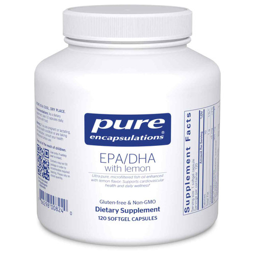 EPA/DHA 900mg with lemon 120sg Pure Encapsulations