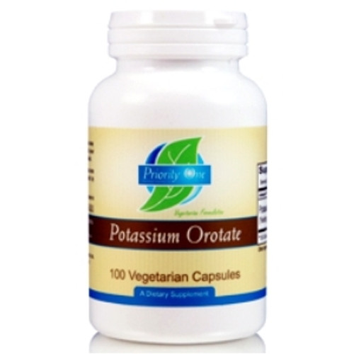 Potassium Orotate 500mg 100c by Priority One
