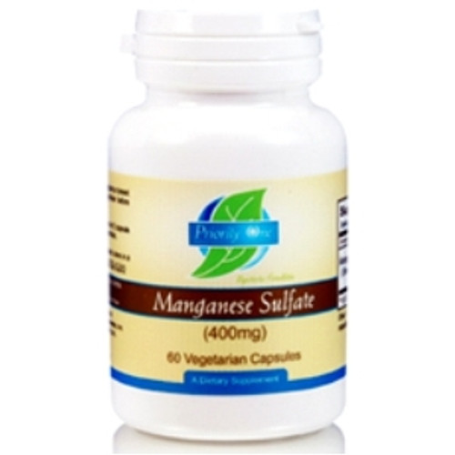 Manganese Sulfate 400mg 60c by Priority One