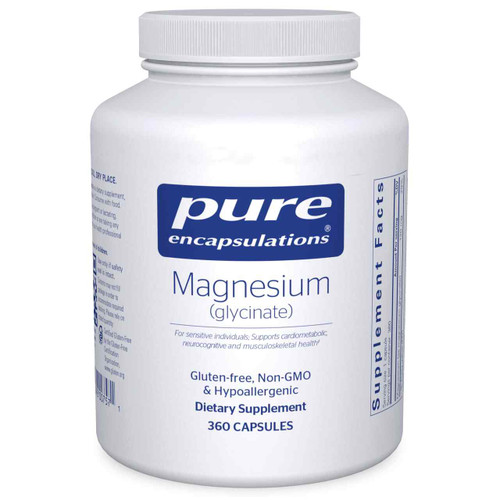 Pure Encapsulations Magnesium Glycinate – Highly bioavailable magnesium for heart health, sleep, and stress relief